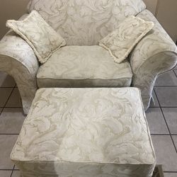 Chair And a Half Plus Hassock