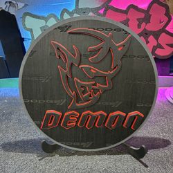 Engraved Demon logo