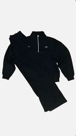Black Alo Yoga Sweat Set