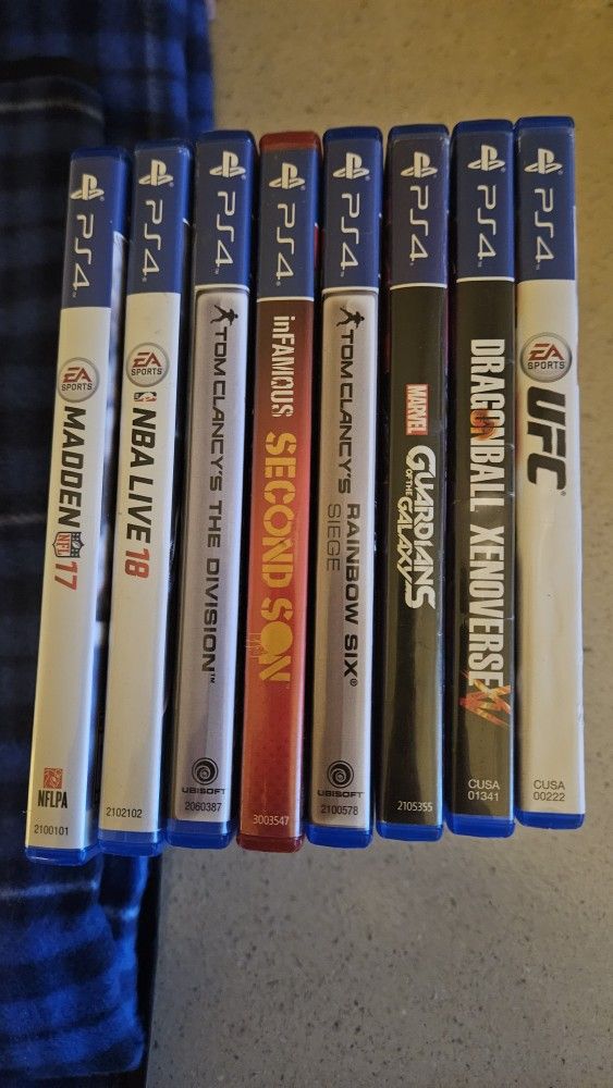 PS4 Games - $10 Each