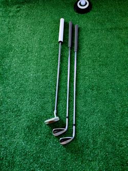 Left‑Handed Golf Set – Putter + 52° + 60° – New Grips