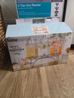 3 cold drink dispensers