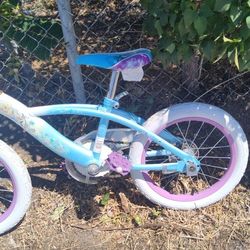 Small Childrens Girls Bicycle. 
