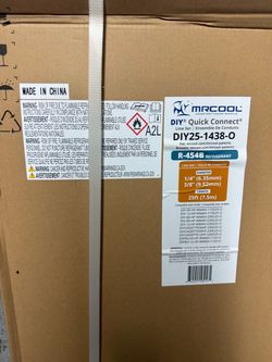 MrCool 25 ft. Pre-Charged 1/4 in. x 3/8 in. No-Vac QuickConnect Line Set R454B for 5th Gen DIY Mini-Split Systems
