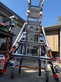 Little Giant Multi-Position Ladder with Wheels