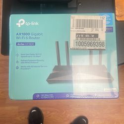 TP-Link Archer AX-1800 gigabit wifi router NEW