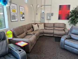 6pc Power Sectional
