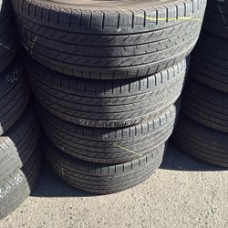 206/55R16 Yokohama Used Set For 200 Installed 