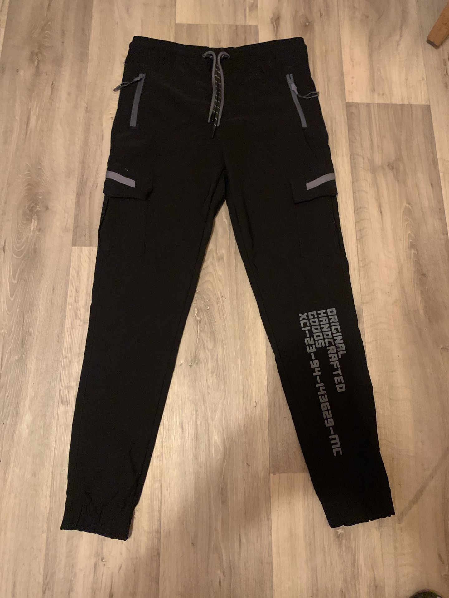 Joggers Black Graphic Design