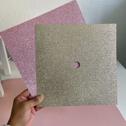 Glitter Graduation Cap Topper Base