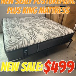 NEW SEALY POSTUREPEDIC PLUS KING MATTRESS 