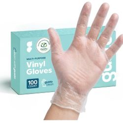 Vinyl Gloves  Multi Purpose 100 Count XL Size
