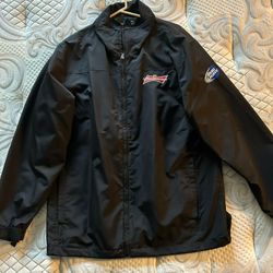 XL Budweiser Windbreaker Jacket 