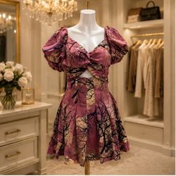 Romper Floral Branch Print