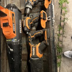 Ridgid Power Tool Set