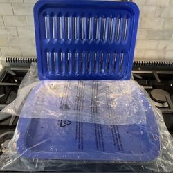 Cobalt Blue Broiler Pan Set
