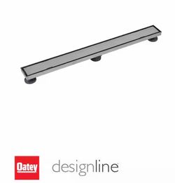 Designline 32 in. Stainless Steel Linear Shower Drain with Tile-In Pattern Drain Cover