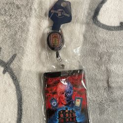 Stranger Things Lanyard Clip And Badge HHN