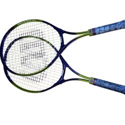 Wilson’s Rak Attack Jr 25 Tennis Racket With Leather Cases 