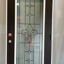 Fiberglass Exterior Door 80" Full Lite Deco for just 469.99$