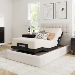 Adjustable bed base: quick setup, massage, zero clearance, quiet motor, zero gravity, anti-snore, wireless, holder.  （ONLY ADJUSTABLE BED BASE INCLUDE