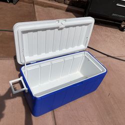 Large Coleman Blue Cooler
