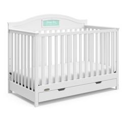 New In Box Graco Story 5 In 1 Convertible Baby Crib With Drawers 