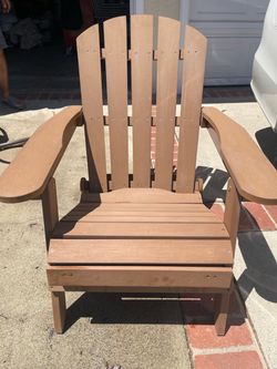 Two Adirondack Outdoor Chair