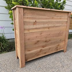 Tall Cedar Planter- Handmade