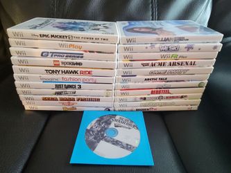 Nintendo Wii Game Lot – 23 Games