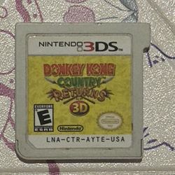 Donkey Kong Country Returns 3D