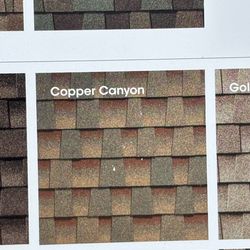 Shingles, concrete tiles, torch down,