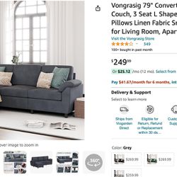 Vongrasig 79” Couch