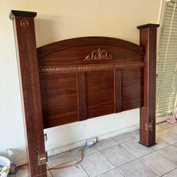Bedroom Set: Headboard, Boxspring & TV Dresser