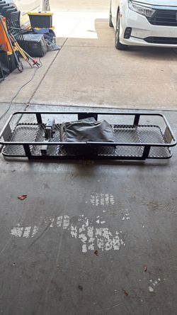 Trailer Hitch Cargo Carrier Mockins 60" x 20" x 6" with Waterproof Cargo Bag
