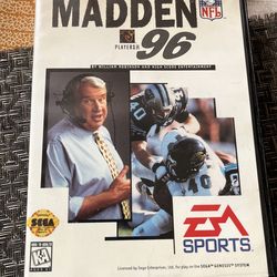 Madden 96 Sega Genesis