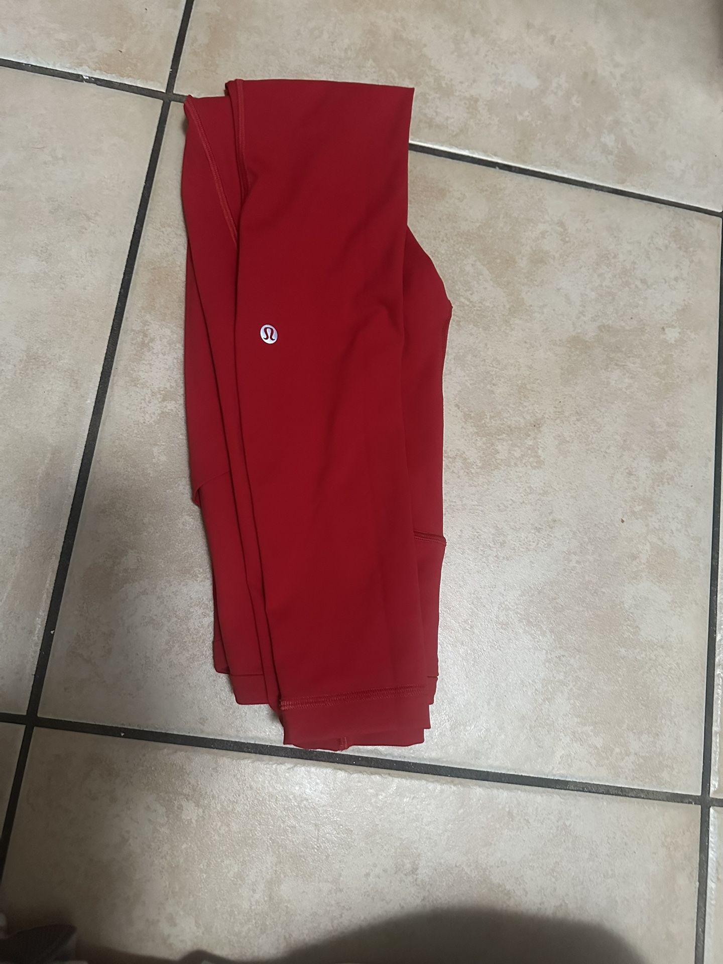 Lululemon Red Leggings