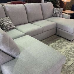 AP🎉Super Discount - Double Chaise Sectional Couch// Financing - Delivery 