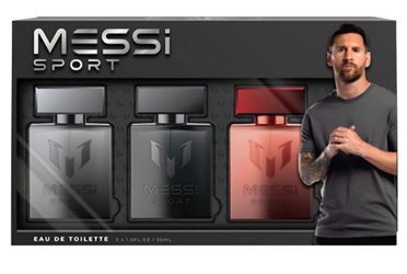 Messi Sport Eau de Parfum Red Black Grey 1.7 fl oz for Men New In Box Sealed