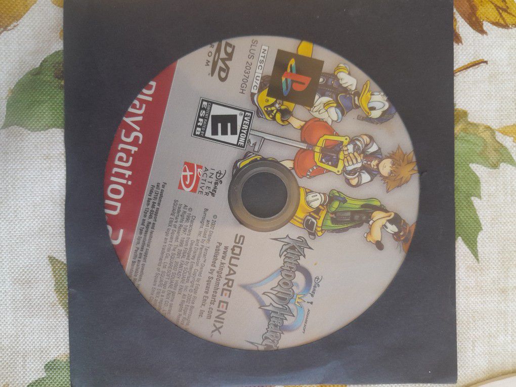 Kingdom Hearts For PS2