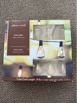 13 ft String Lights - allen + roth