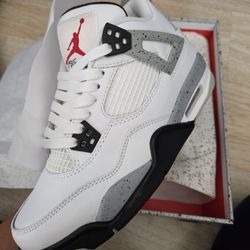 Air Jordan 4 White Cement 