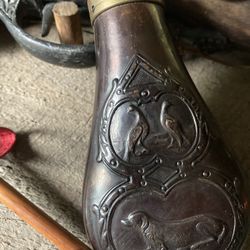 Antique Gunpowder Flask