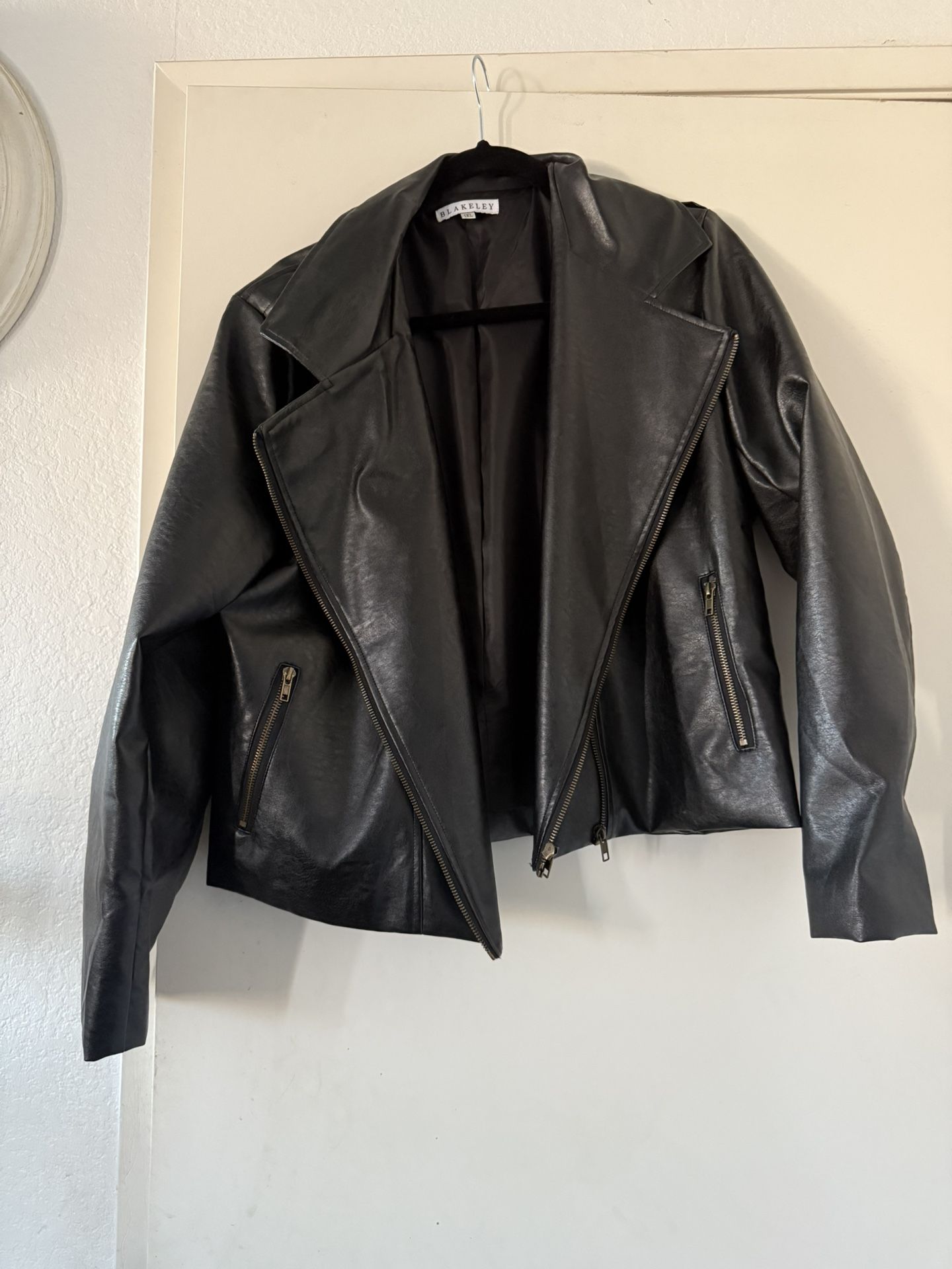 Faux Leather Jacket