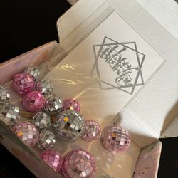 Disco Balls Cake Toppers 
