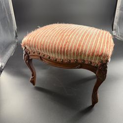 Beautiful and Elegant French Style Wood Footstool