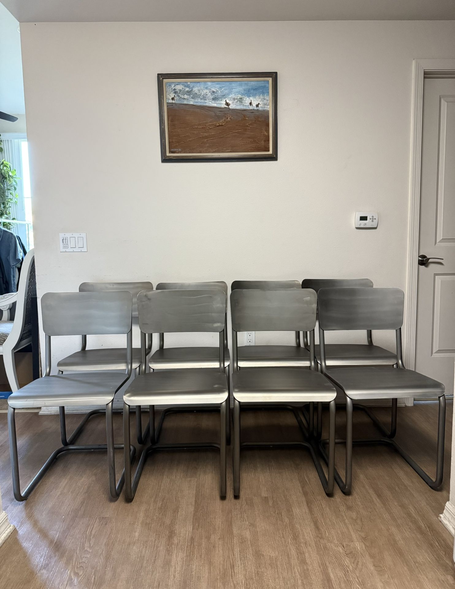 Restoration Hardware 8 Dining Chairs