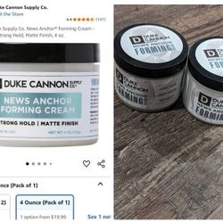 Duke Cannon Hair Products $5 Each Or 2/$9