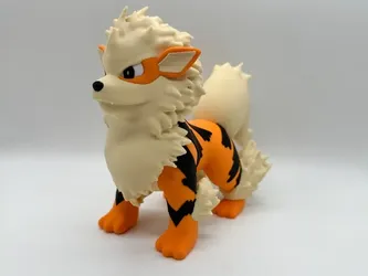 Arcanine Figure 200mm Multicolor 3D Printed Pokemon Statue