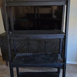 BLACK BOOKSHELF